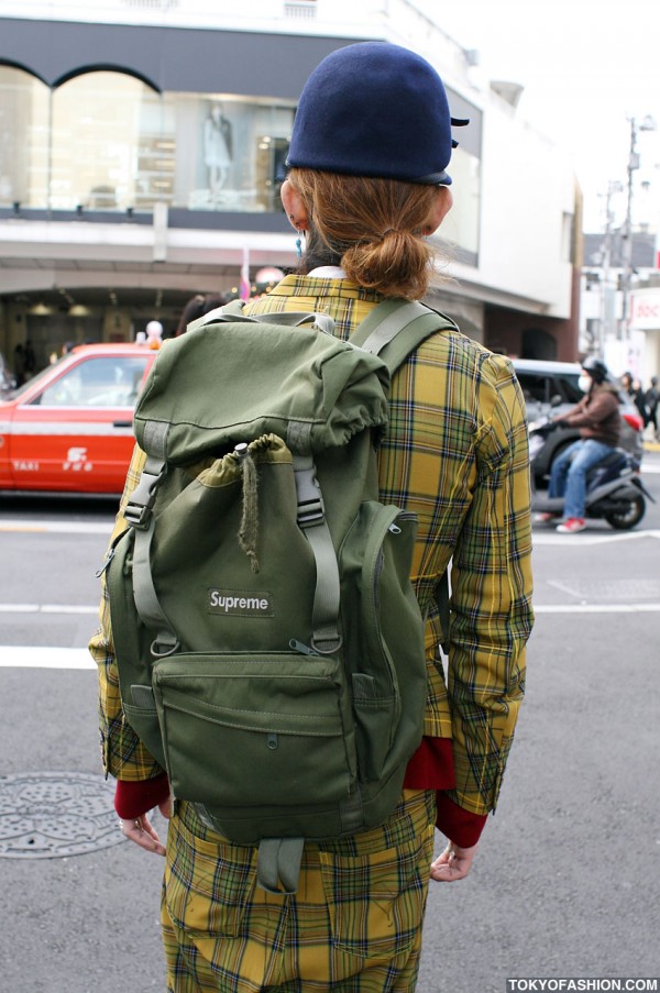 Supreme Backpack in Harajuku