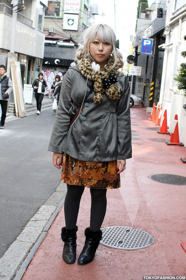 Japanese Girl in Grimoire Dress & WeSC Headphones