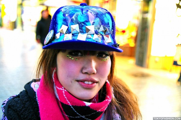 Studded Cap & Scarf