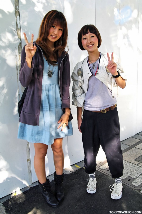 Deconstructed Jacket & Mary Quant Backpack in Tokyo