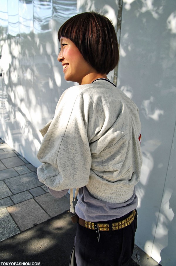 Deconstructed Jacket in Harajuku