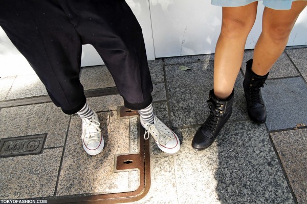 Japanese Girls in Sneakers