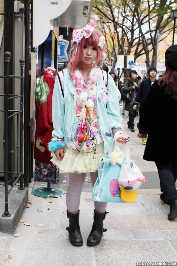 Fairy Kei Fashion Japanese Girl in Harajuku