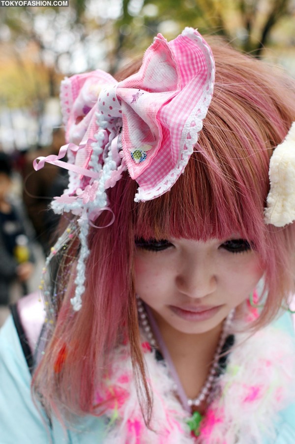 Giant Pink Japanese Hair Bow