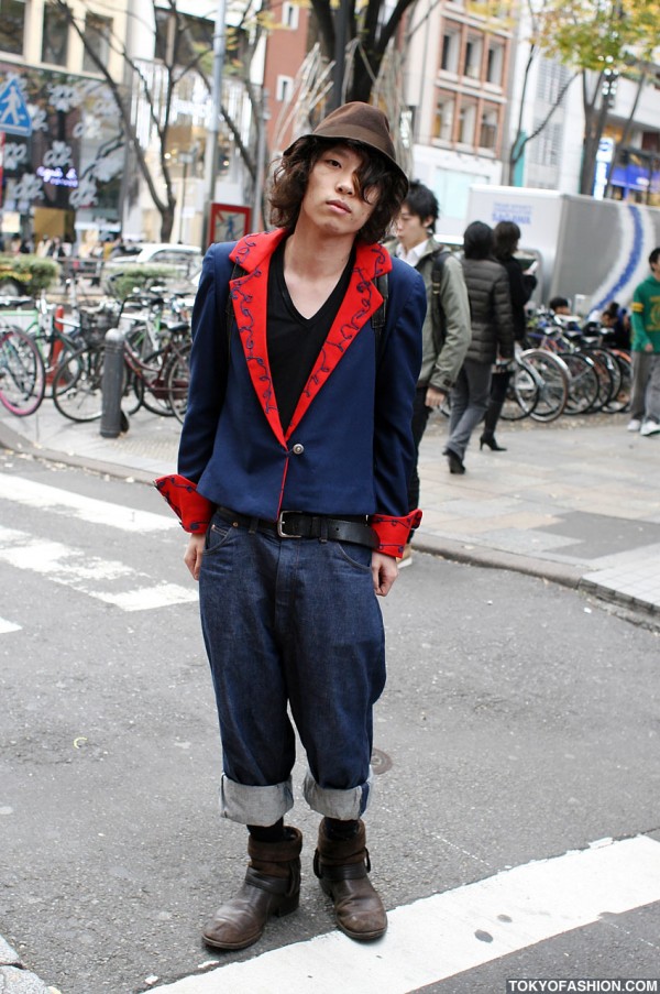 Harajuku Guy in Veronique Branquinho Boots