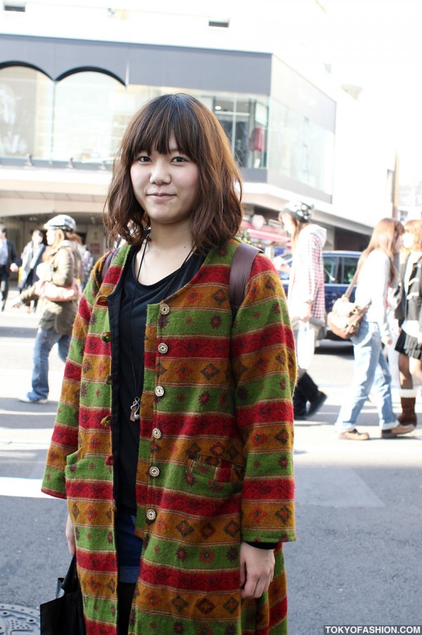 Ethnic Coat in Tokyo