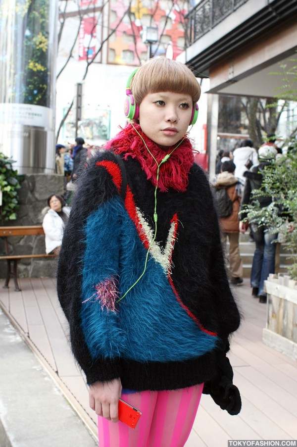 Furry Sweater in Harajuku