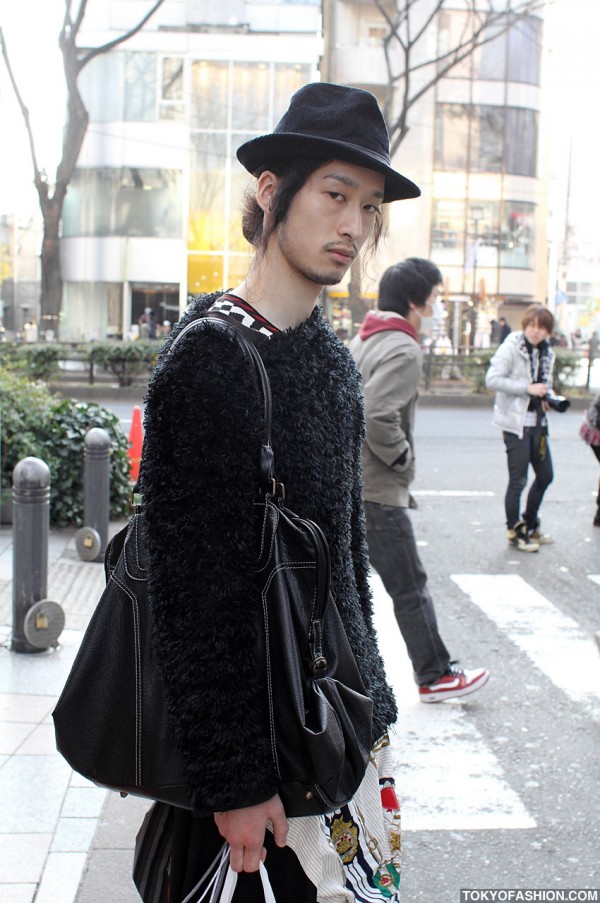 Japanese Guy in Hat & Sweater