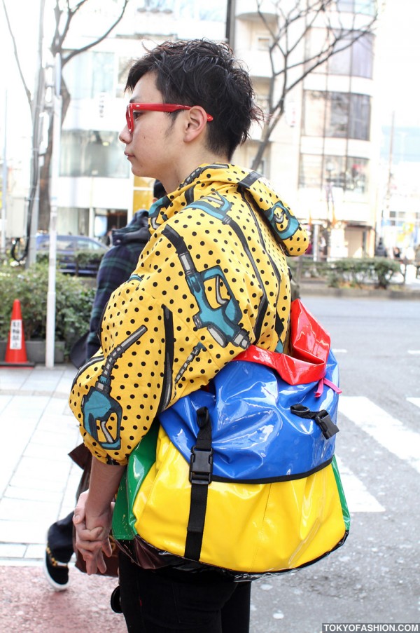 KTZ Bag & Jeremy Scott Jacket