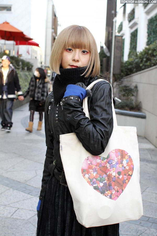 Nadia Leather Jacket & Bag
