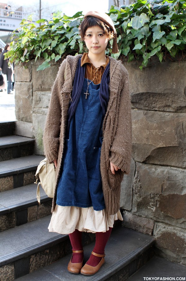Vintage Japanese Street Fashion in Harajuku