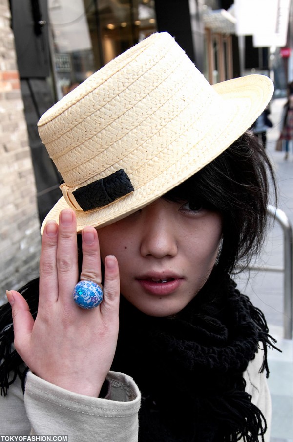 Straw Hat Girl in Tokyo