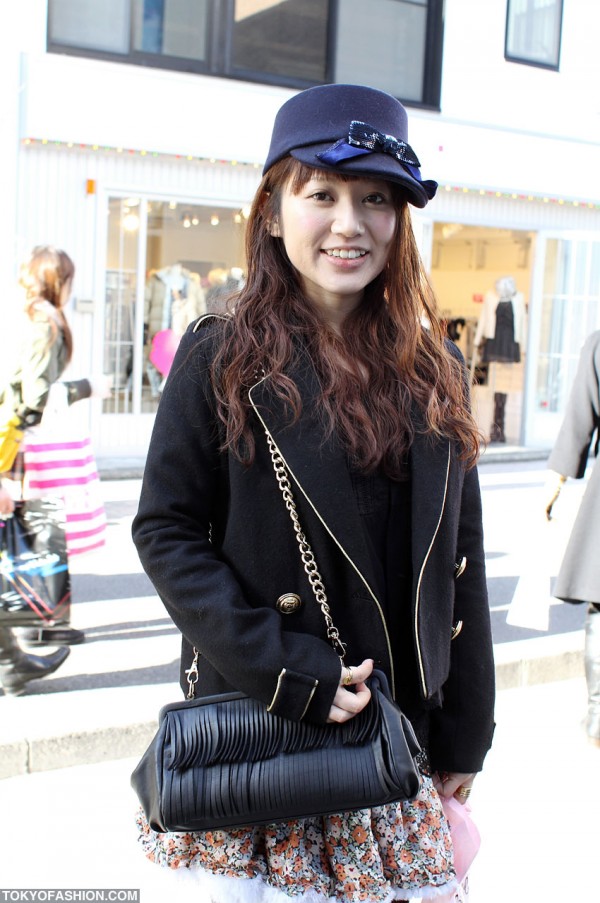 Japanese Girl in Goocy Coat