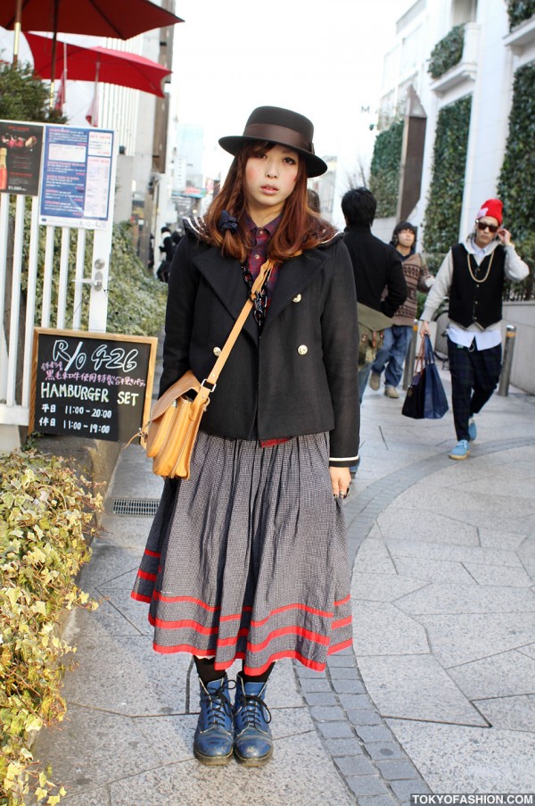 Romantic Standard & Vintage Girl in Harajuku