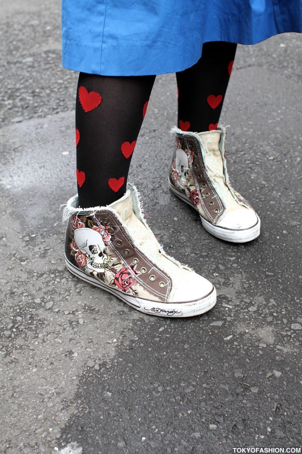 Ed Hardy High Tops in Harajuku