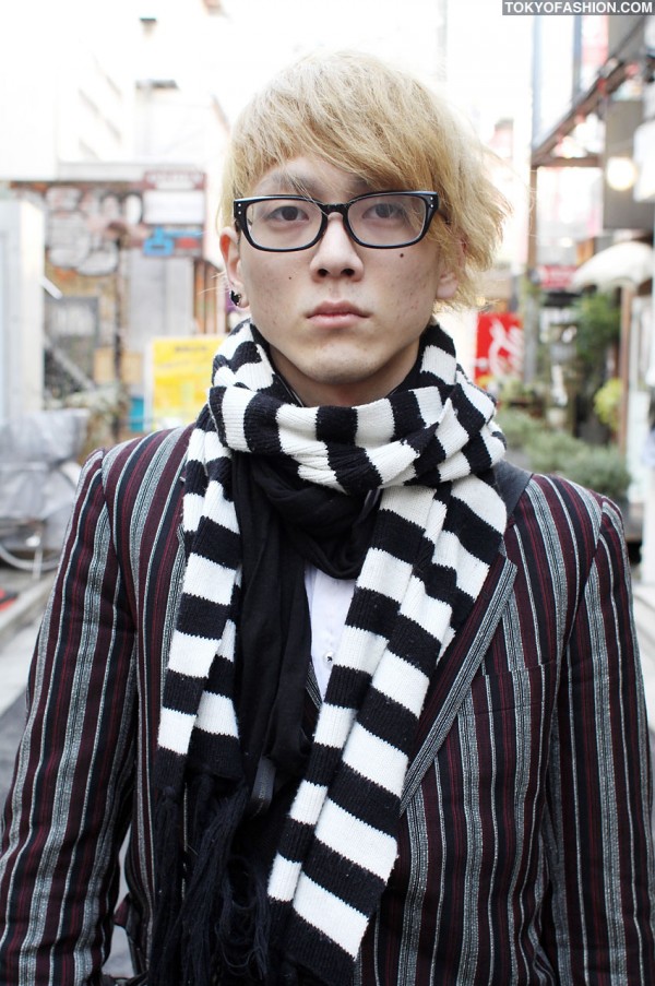 Blonde Japanese Guy in Tokyo