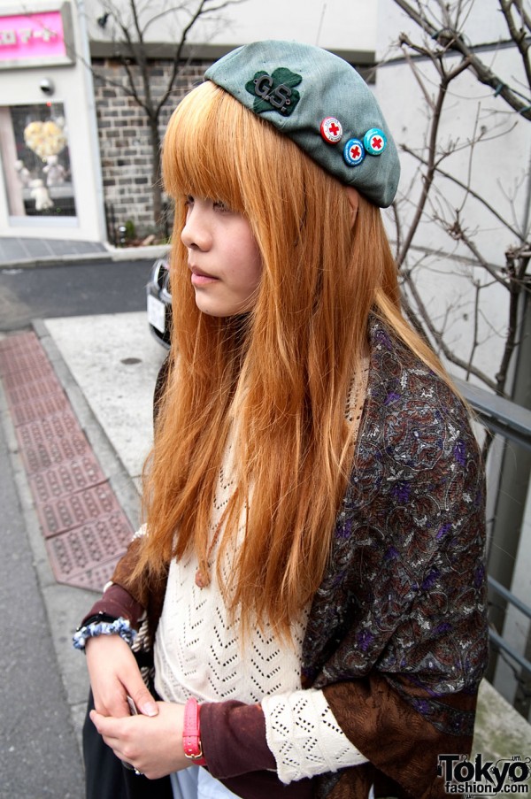 Girl Scout Hat in Harajuku