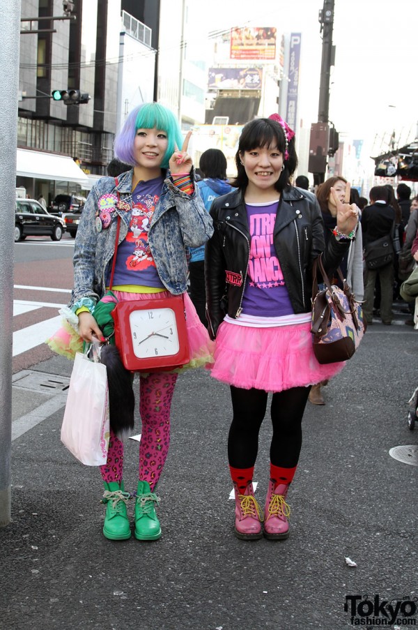 Pink Skirts, Vintage Clock Bag & Dr. Martens Boots