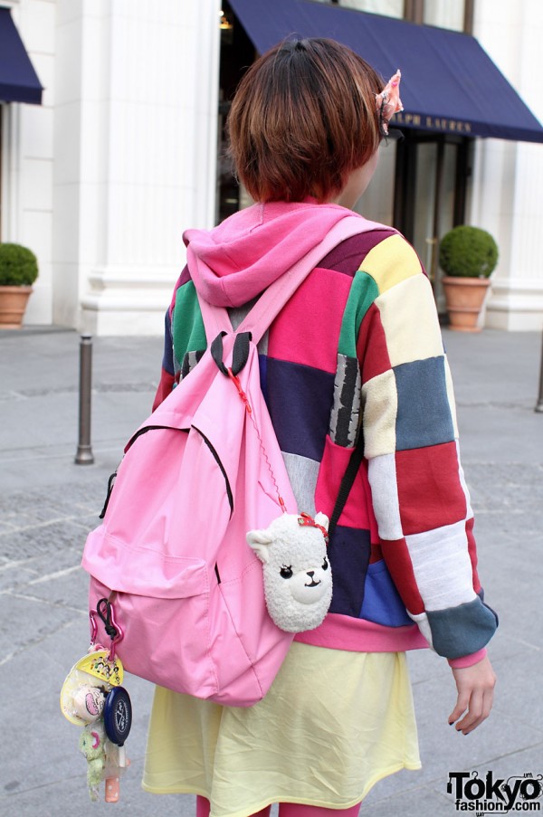 Pink Backpack with 6%DokiDoki Accessories