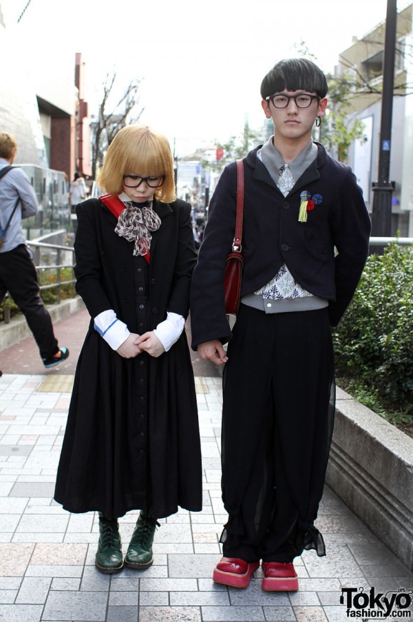 Japanese Guy in Christopher Nemeth & Blonde Girl in Uniqlo