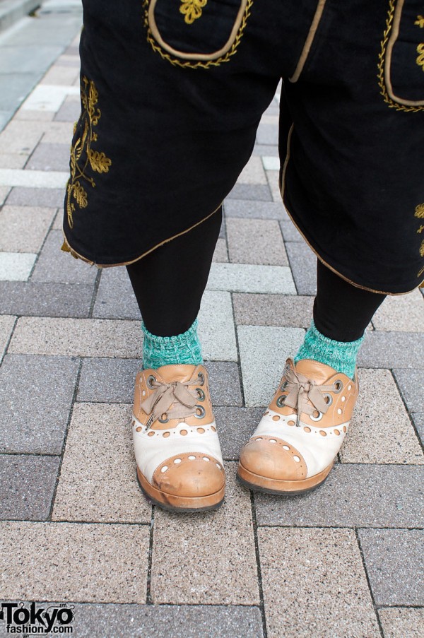 Two-tone Tokyo Bopper shoes