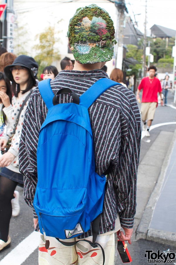 Japanese guy with Aiguille backpack