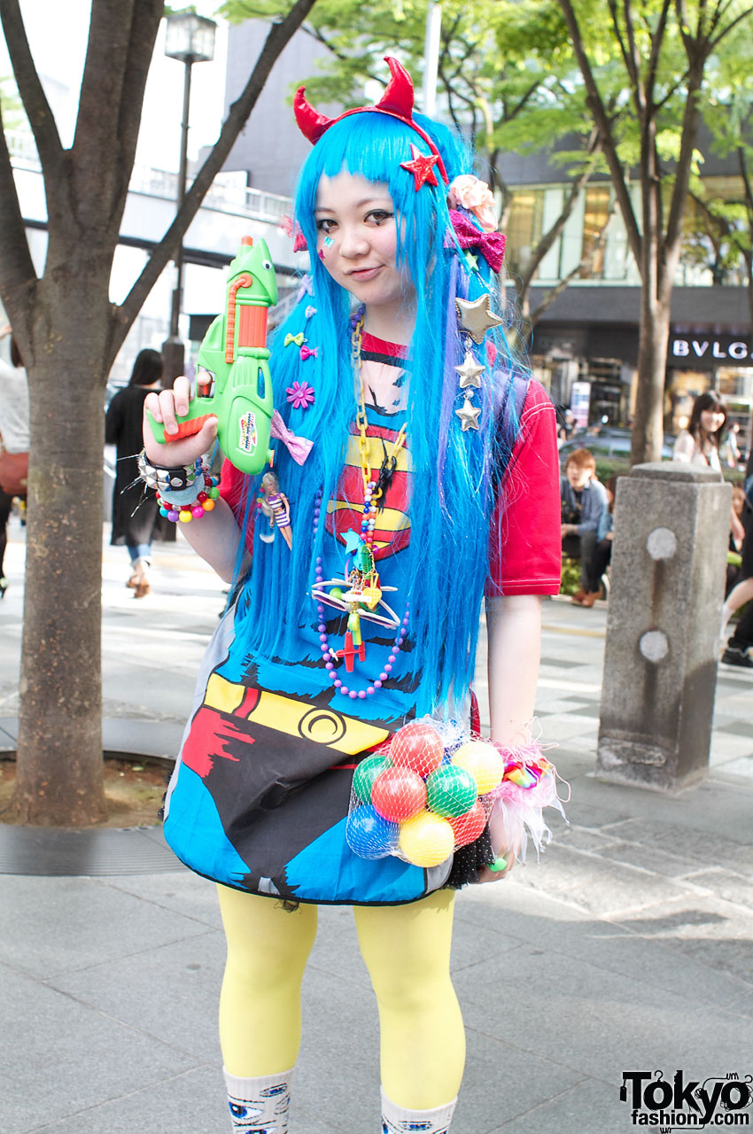 Super Cute Colorful Harajuku Street Fashion
