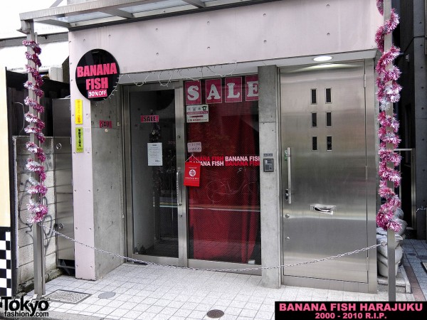 Banana Fish Harajuku Closed