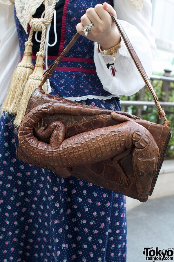 Vintage alligator purse