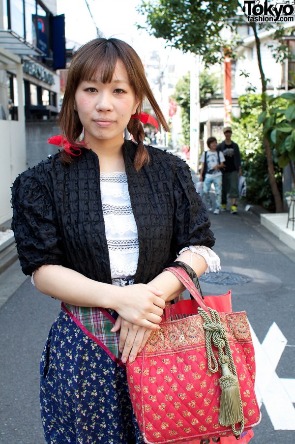 Grimoire skirt and Cult Party vintage tops