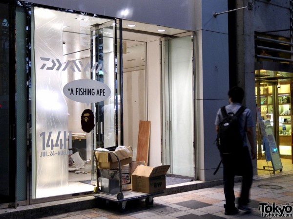 BAPE “A Fishing Ape” 144H Tokyo Pop-up Shop