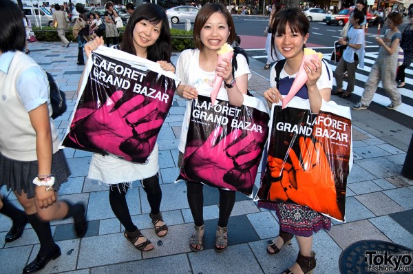 LaForet Harajuku Grand Bazar Shoppers