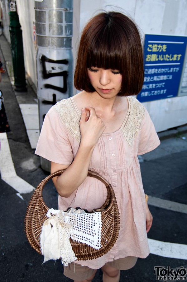 Straw Handbag in Tokyo