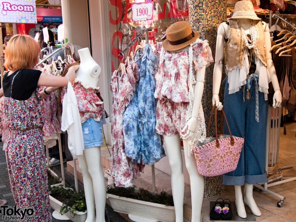 Pink Straw Handbag in a Harajuku Shop