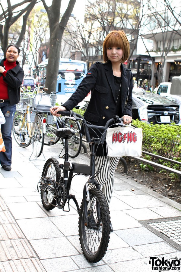 Red Bob, Hysteric Glamour and Bike in Harajuku