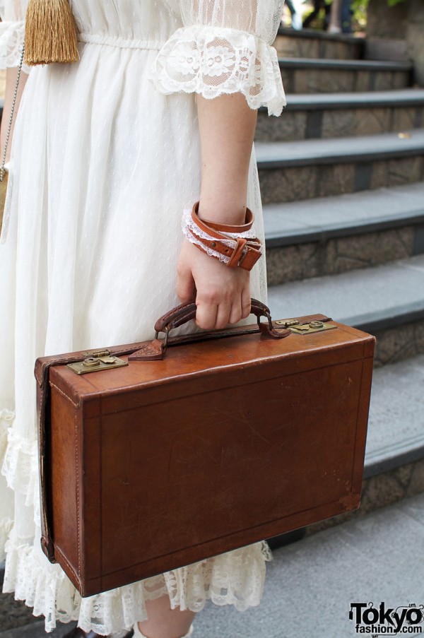 Vintage leather case from Shimokitazawa area of Tokyo