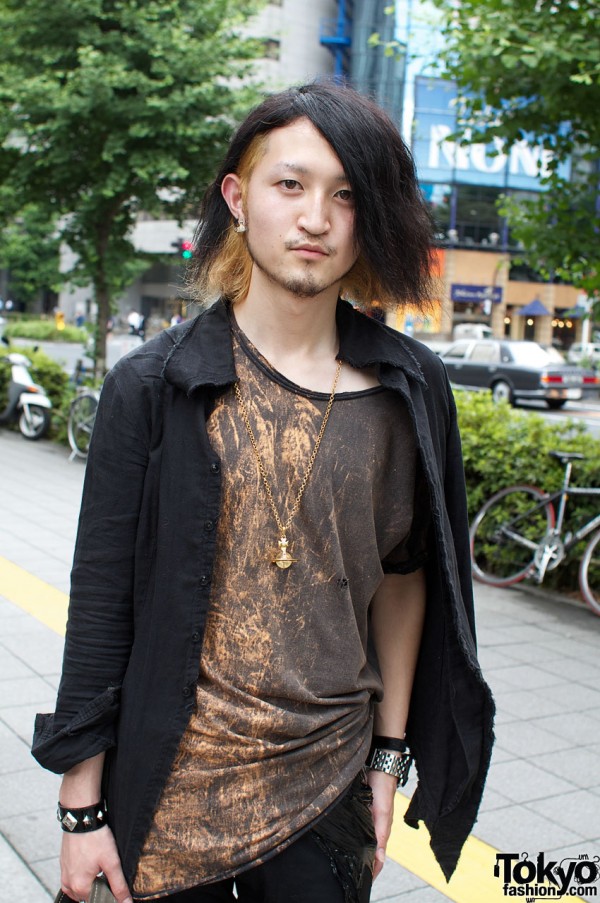 Japanese guy Vivienne Westwood necklace