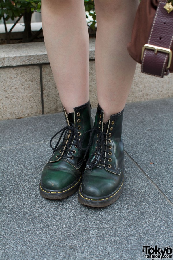 Black Dr. Martens boots