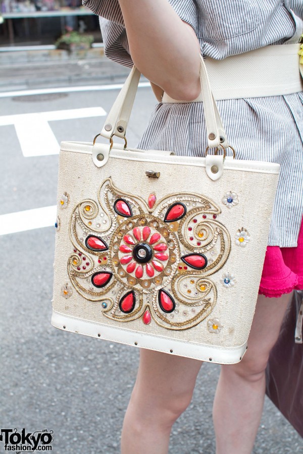 Vintage embellished handbag
