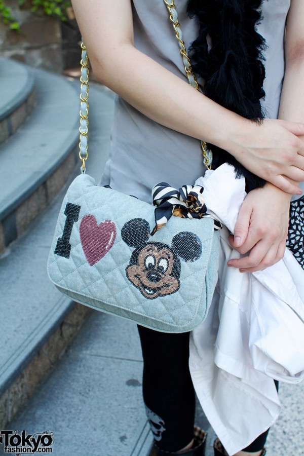 LDS quilted Mickey Mouse bag