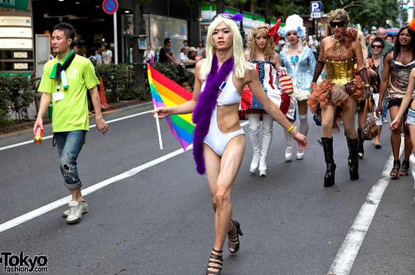 Гей парад в Токио 2010