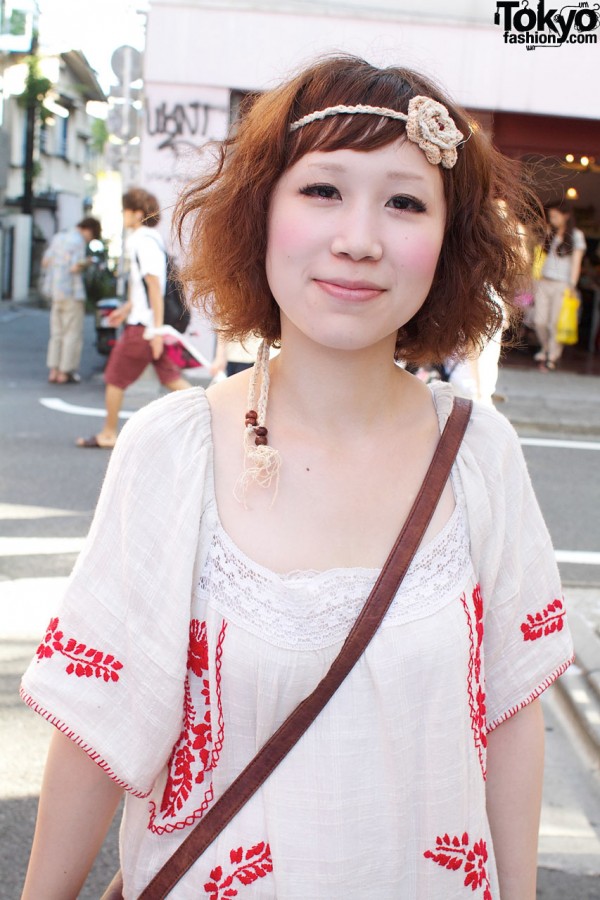 Ethnic dress & crochet headband