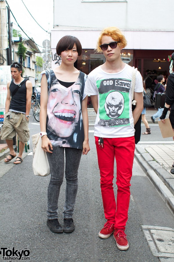 H&M Skinny Pants & Graphic T-Shirts