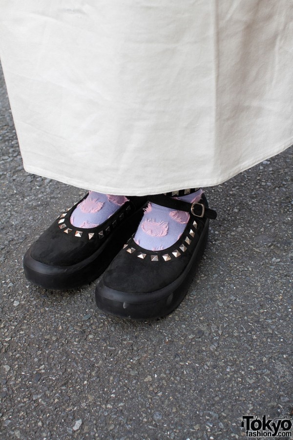 Tokyo Bopper studded suede shoes