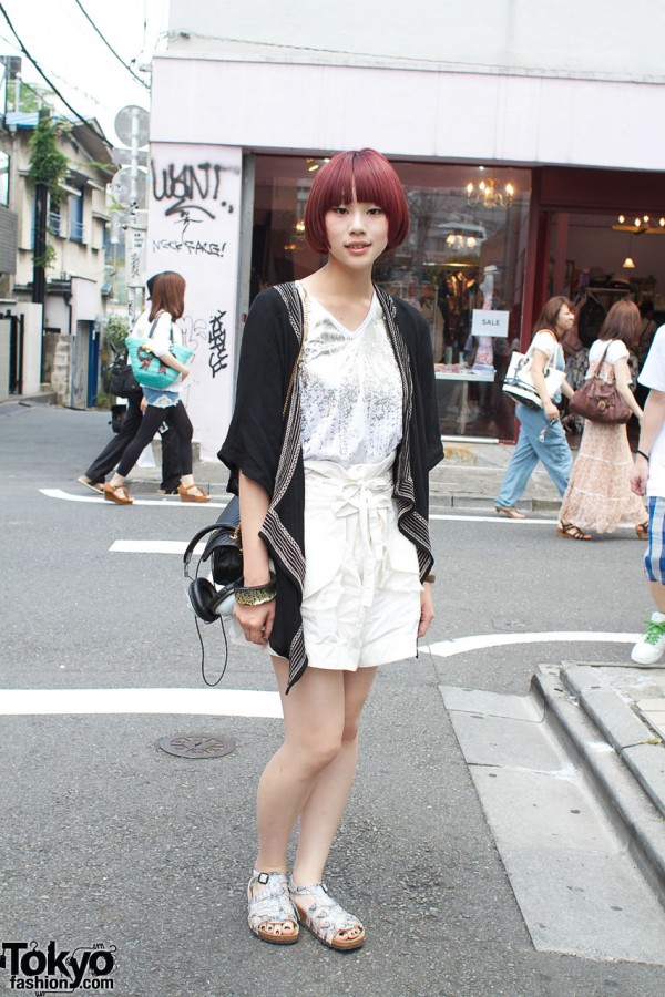 Moussy Top, RNA-N Shorts & Celine Bag