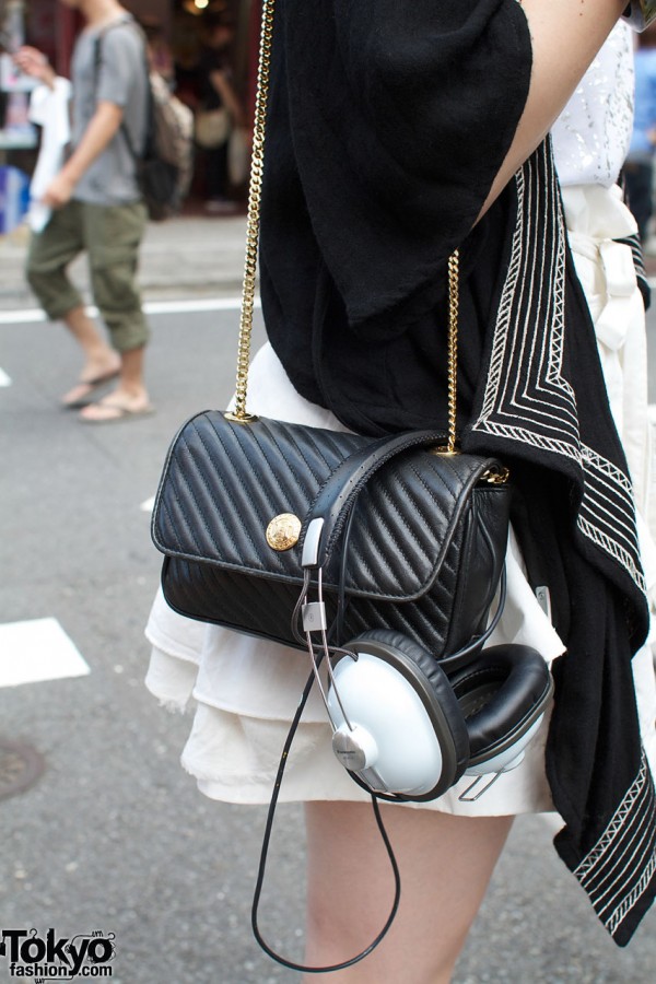 Celine purse & headphones