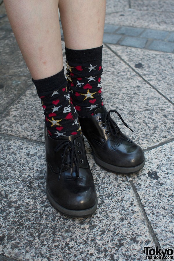 Vivienne Westwood socks & Dr. Martens shoes