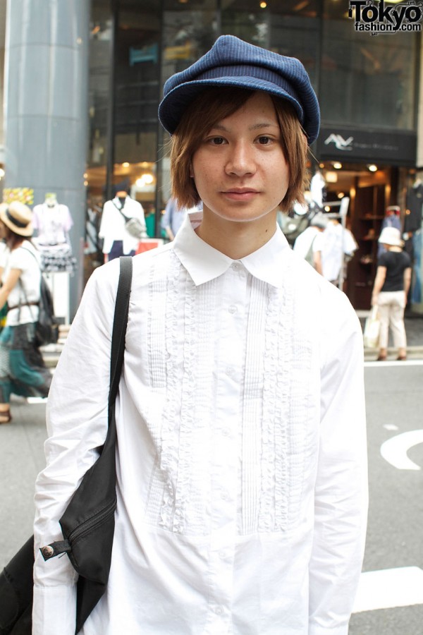 Resale pin tucked shirt