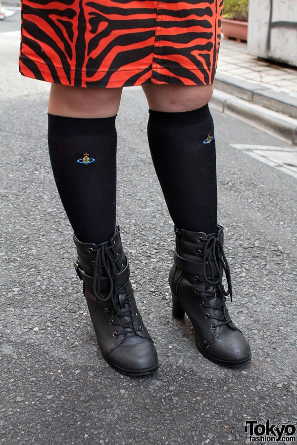 Vivienne Westwood socks & Heather boots