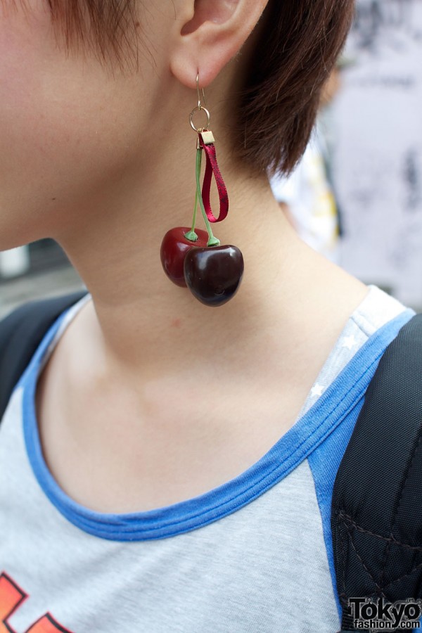 Cherry earring from Nadia